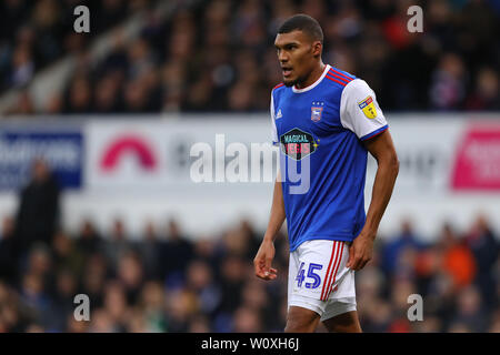 Collin Quaner von Ipswich Town - Ipswich Town v Rotherham United, Sky Bet Meisterschaft, Portman Road, Ipswich - 12. Januar 2019 Editorial nur verwenden - DataCo Einschränkungen Stockfoto