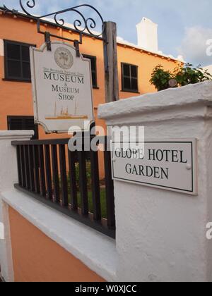 Bermuda National Trust Museum und Shop in St. George's Bermuda. Lage von vielen historischen Artefakten und tiefen Bermudian Geschichte. Stockfoto