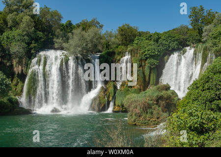 Kravice Wasserfällen, Bosnien-Herzegowina Stockfoto