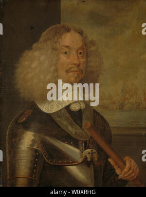 Portrait von Jakob Baron van Wassenaer, Herr von Obdam, Lieutenant-Admiral von Holland und West-Friesland. Westerveld, Abraham Evertsz. Van; Abraham Willaerts, Stockfoto