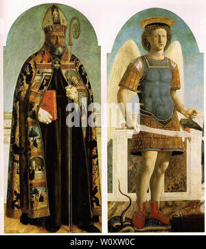 Piero della Francesca - St. Augustine St. Michael Stockfoto