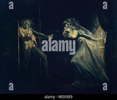 Johann Heinrich Füssli - Lady Macbeth Beschlagnahme Dolche 1812 Stockfoto