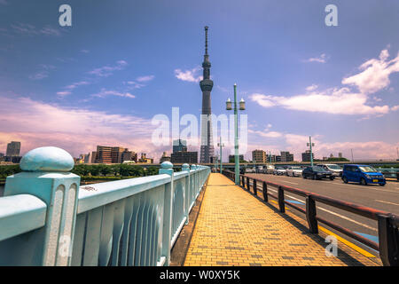 Tokio - 19. Mai 2019: Tokyo Tower Skytree in Asakusa, Tokyo, Japan Stockfoto