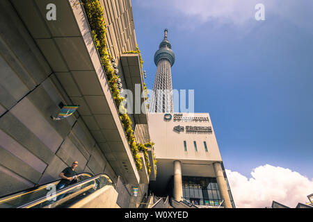 Tokio - 19. Mai 2019: Tokyo Tower Skytree in Asakusa, Tokyo, Japan Stockfoto