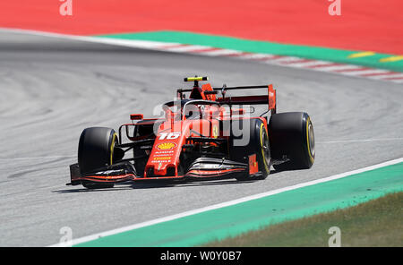 Spielberg, Österreich. 28. Jun 2019. Formel 1 myWorld GROSSER PREIS VON ÖSTERREICH 2019 28. - 30.06.2019, Bild Charles Leclerc (MCO #16), Scuderia Ferrari Mission Worfeln Foto © nordphoto/Bratic | Verwendung der weltweiten Kredit: dpa Picture alliance/Alamy leben Nachrichten Stockfoto