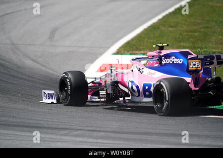 Spielberg, Österreich. 28. Jun 2019. Formel 1 myWorld GROSSER PREIS VON ÖSTERREICH 2019 28. - 30.06.2019, Bild Lance Spaziergang (Nr. 18), Sportpesa Racing Point F1 Team Foto © nordphoto/Bratic | Verwendung der weltweiten Kredit: dpa Picture alliance/Alamy leben Nachrichten Stockfoto