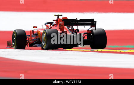 Spielberg, Österreich. 28. Jun 2019. Formel 1 myWorld GROSSER PREIS VON ÖSTERREICH 2019 28. - 30.06.2019, Bild Charles Leclerc (MCO #16), Scuderia Ferrari Mission Worfeln Foto © nordphoto/Bratic | Verwendung der weltweiten Kredit: dpa Picture alliance/Alamy leben Nachrichten Stockfoto