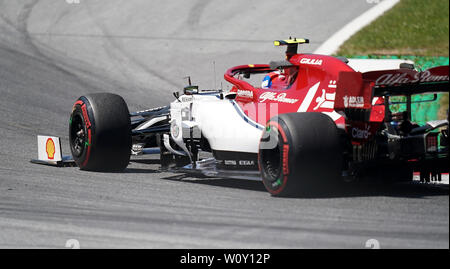 Spielberg, Österreich. 28. Jun 2019. Formel 1 myWorld GROSSER PREIS VON ÖSTERREICH 2019 28. - 30.06.2019, Bild Antonio Giovinazzi (ITA 99), Alfa Romeo Foto © nordphoto/Bratic | Verwendung weltweit Racing Quelle: dpa Picture alliance/Alamy leben Nachrichten Stockfoto