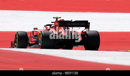 Spielberg, Österreich. 28. Jun 2019. Formel 1 myWorld GROSSER PREIS VON ÖSTERREICH 2019 28. - 30.06.2019, Bild Charles Leclerc (MCO #16), Scuderia Ferrari Mission Worfeln Foto © nordphoto/Bratic | Verwendung der weltweiten Kredit: dpa Picture alliance/Alamy leben Nachrichten Stockfoto