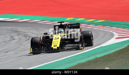 Spielberg, Österreich. 28. Jun 2019. Formel 1 myWorld GROSSER PREIS VON ÖSTERREICH 2019 28. - 30.06.2019, Bild Daniel Ricciardo (AUS #3), Renault F1 Team Foto © nordphoto/Bratic | Verwendung der weltweiten Kredit: dpa Picture alliance/Alamy leben Nachrichten Stockfoto