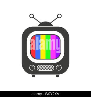 Tv-Symbol, Symbol, Design, Vektor Bereit für Ihr Design, Grußkarten Banner Stock Vektor