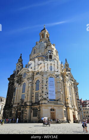 Dresden Sachsen/Deutschland - 09. 17. 2018: Dresden ist eine Stadt in Sachsen Deutschland Stockfoto