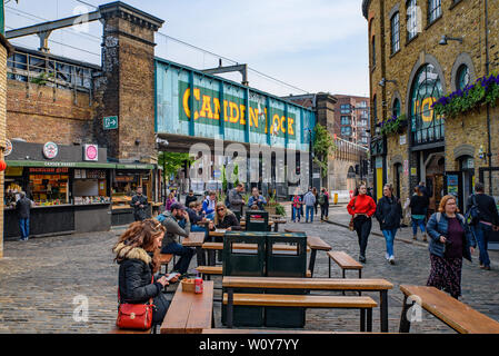 Camden Market in Camden Town, London, Vereinigtes Königreich Stockfoto