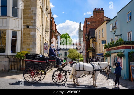 Blick auf die Straße von Windsor in Vereinigtes Königreich Stockfoto