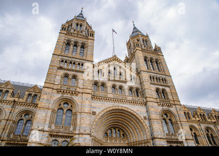 Natural History Museum in London, Vereinigtes Königreich Stockfoto