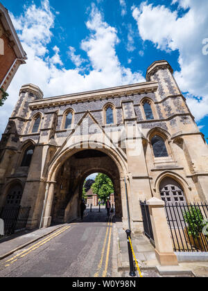 Lesen Abbey Gate, Lesen Abtei Viertel, Reading, Berkshire, England, UK, GB. Stockfoto