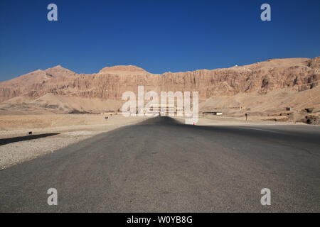 Königin Hatschepsut Tempel in Luxor, Ägypten Stockfoto