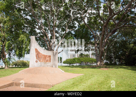 Darwin, Northern Territory, Australia-November 19, 2017: Denkmal Denkmal vor dem Parlament im NT von Australien Stockfoto