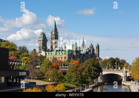 Parlament Gebäude, Ottawa, Kanada Stockfoto