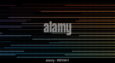Futuristischer Hintergrund mit Neon Linien und Punkte Artwork Stockfoto