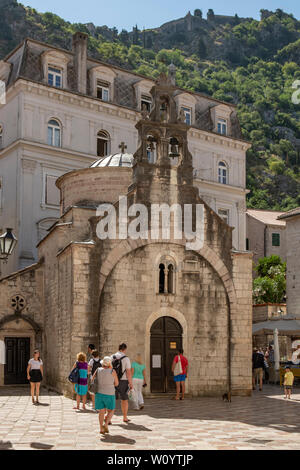 St Luke's Kirche in der Altstadt von Kotor, Montenegro Stockfoto