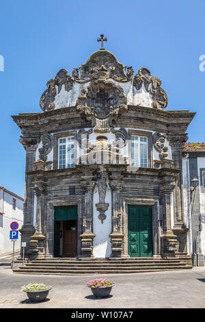 Kirche von Espírito Santo in Ribeira Grande, Sao Miguel, Azoren Archipel, Portugal Stockfoto