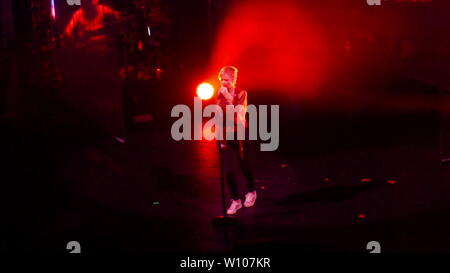 Los Angeles, Kalifornien, USA, 25. Juni 2019 Singer/songwriter Dido führt in Concert auf Ihrer "noch auf meinem Verstand' Tour am 25. Juni 2019 Im Wiltern in Los Angeles, Kalifornien, USA. Foto von Barry King/Alamy Stock Foto Stockfoto