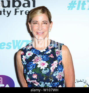 Chris Evert, WTA Summer Party, Jumeirah Carlton Tower, London, UK, 28. Juni 2019, Foto von Richard Goldschmidt Stockfoto