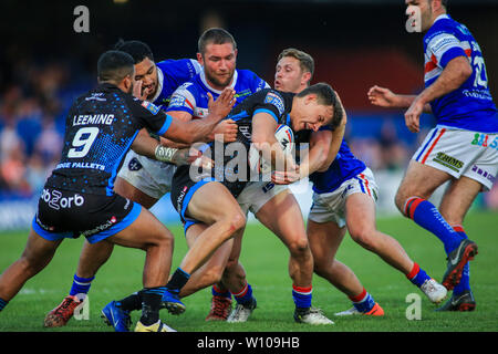 28. Juni 2019, die Mobile Rakete Stadion, Wakefield, England; Betfred Super League, Runde 20, Wakefield Trinity vs Huddersfield Riesen; Credit: Craig Milner/News Bilder Stockfoto