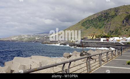 Kleines Dorf garachico auf Teneriffa Stockfoto