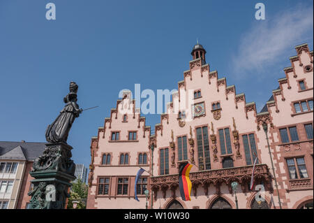 Römerburg - Old Town Square in Frankfurt am Main in Deutschland Stockfoto