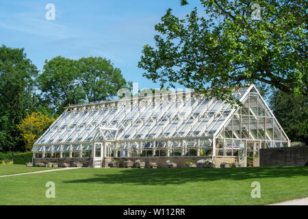 RHS Harlow Carr Gärten Alpine House. Harrogate, North Yorkshire, Großbritannien Stockfoto