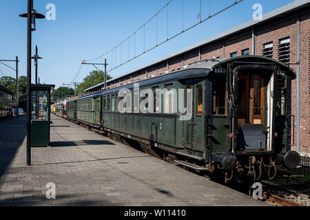 Utrecht, Niederlande. 26 Juni, 2019. UTRECHT - 26-06-2019, spoorwegmuseum Railroadmuseum, NS, Spoorwegmuseum, Zug, Zug. Credit: Pro Schüsse/Alamy leben Nachrichten Stockfoto