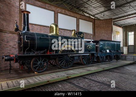 Utrecht, Niederlande. 26 Juni, 2019. UTRECHT - 26-06-2019, spoorwegmuseum Railroadmuseum, NS, Spoorwegmuseum, Zug, Zug. Credit: Pro Schüsse/Alamy leben Nachrichten Stockfoto