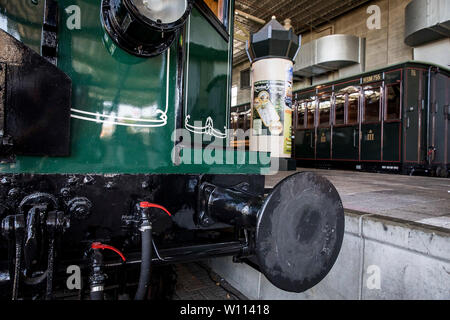 Utrecht, Niederlande. 26 Juni, 2019. UTRECHT - 26-06-2019, spoorwegmuseum Railroadmuseum, NS, Spoorwegmuseum, Zug, Zug. Credit: Pro Schüsse/Alamy leben Nachrichten Stockfoto