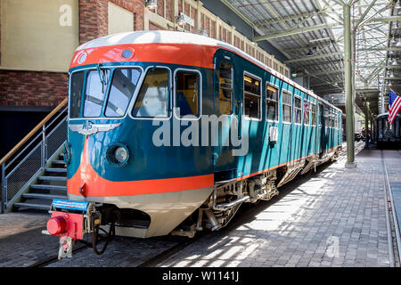 Utrecht, Niederlande. 26 Juni, 2019. UTRECHT - 26-06-2019, spoorwegmuseum Railroadmuseum, NS, Spoorwegmuseum, Zug, Zug. Credit: Pro Schüsse/Alamy leben Nachrichten Stockfoto