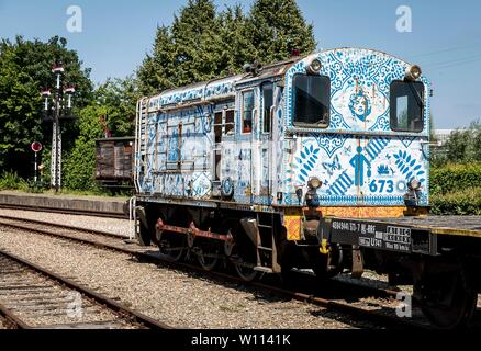 Utrecht, Niederlande. 26 Juni, 2019. UTRECHT - 26-06-2019, spoorwegmuseum Railroadmuseum, NS, Spoorwegmuseum, Zug, Zug. Credit: Pro Schüsse/Alamy leben Nachrichten Stockfoto