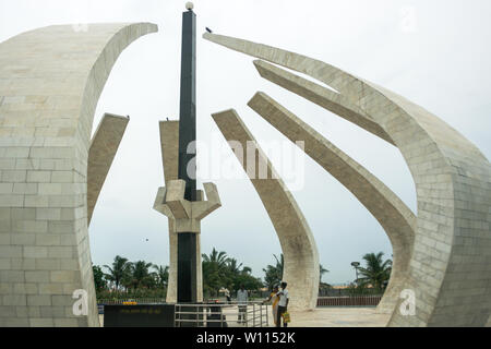 MGR-Denkmal am Marina Beach, Chennai, Tamil Nadu, Indien Stockfoto