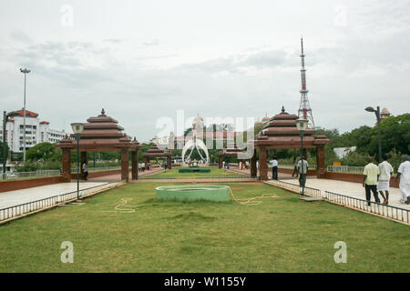 MGR-Denkmal am Marina Beach, Chennai, Tamil Nadu, Indien Stockfoto