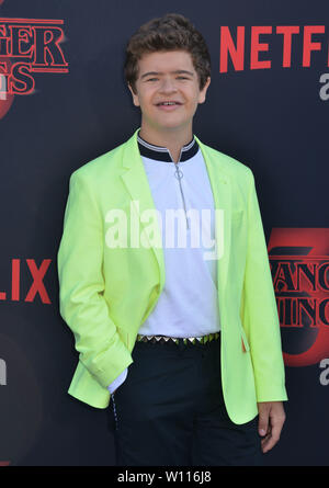 Los Angeles, USA. 28 Juni, 2019. Gaten Matarazzo Besuchen die Premiere des von Netflix tranger Dinge" Staffel 3 am 28. Juni 2019 in Santa Monica, Kalifornien. Credit: Tsuni/USA/Alamy leben Nachrichten Stockfoto