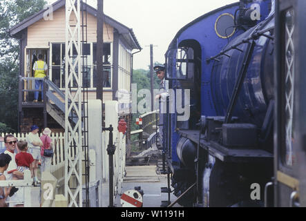 Schwedische 4-6-0 Klasse B Nr. 101 eine Dampfmaschine, Nene Valley Railway, Wansford, Cambridgeshire, England, Großbritannien Stockfoto