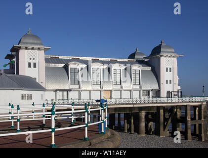 Penarth Pier, einem viktorianischen Ära Pier in der Nähe von Llanberis, Vale von Glamorgan. Stockfoto