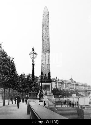 Cleopatra's Needle, London 1900 Stockfoto