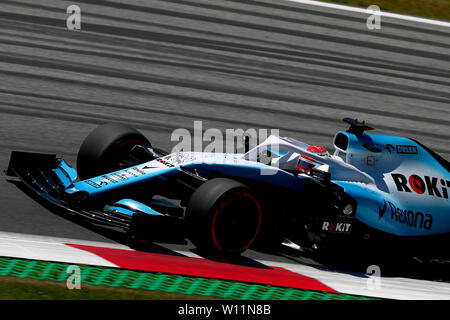 #88 Robert Kubica Williams Racing Mercedes. Grand Prix von Österreich 2019 Spielberg. Zeltweg 28-06-2019 GP Österreich Formel 1 Meisterschaft 2019 Rennen Foto Federico Basile/Insidefoto Credit: insidefoto Srl/Alamy leben Nachrichten Stockfoto