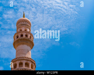 Der Charminar, Symbol von Hyderabad, iconic Monument und Moschee in Indien besucht von Touristen Stockfoto