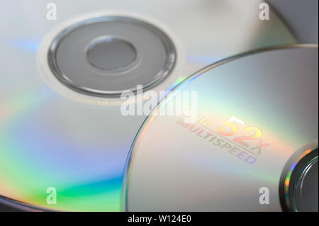 CD/DVD-Textur Hintergrund Stockfoto