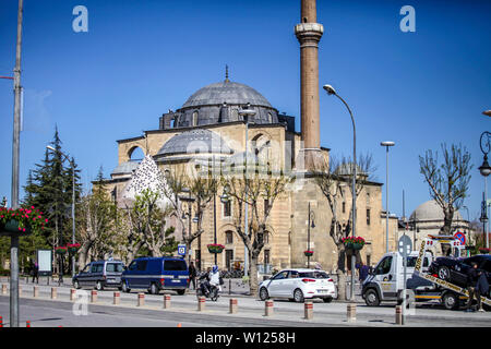 Konya, Türkei - 15 April, 2017, Blick auf die Straße im Stadtzentrum von Konya, Türkei Stockfoto