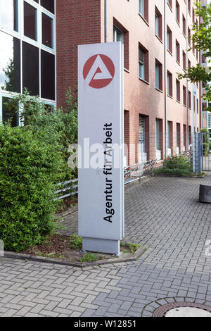 Jobcenter, Agentur für Arbeit Recklinghausen Stockfoto