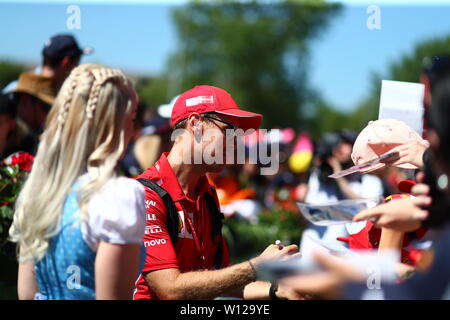 #05 Sebastian Vettel Scuderia Ferrari. Grand Prix von Österreich 2019 Spielberg. Stockfoto