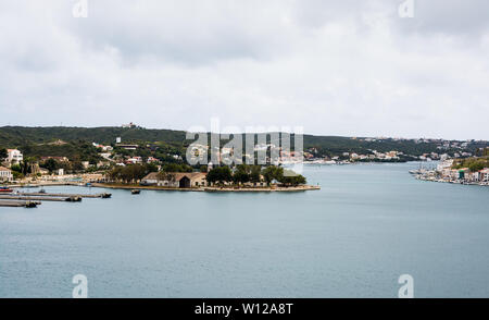 Port de Mao, Hafen von Mahon, Menorca Stockfoto